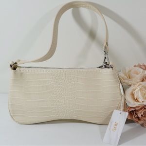 JW PEI Ivory Eva croc shoulder mini purse bag
